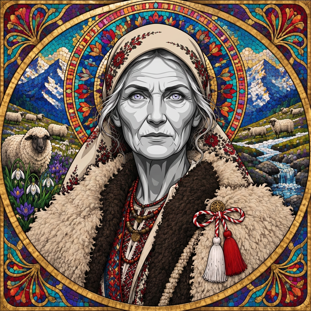 Baba Dochia, Romanian Folklore
