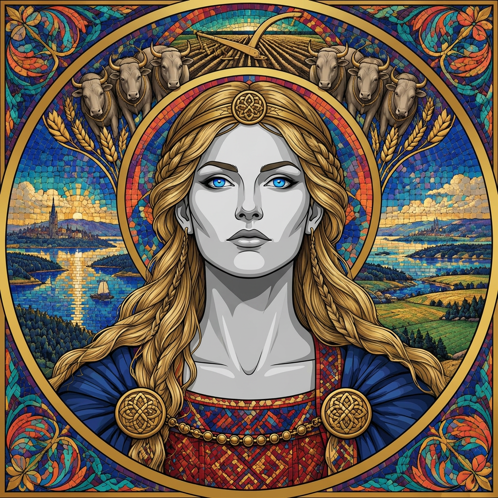 Gefjon, Swedish / Old Norse