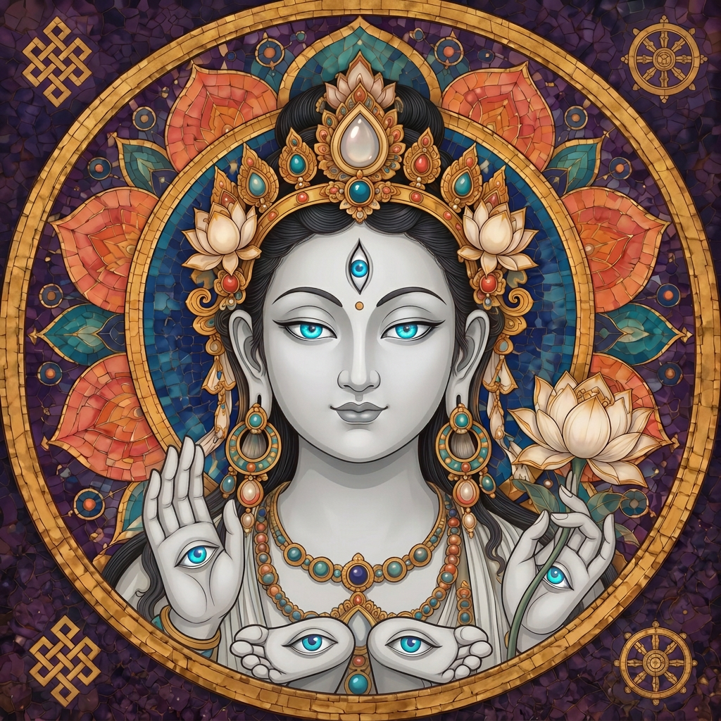 White Tara, Tibetan Buddhist