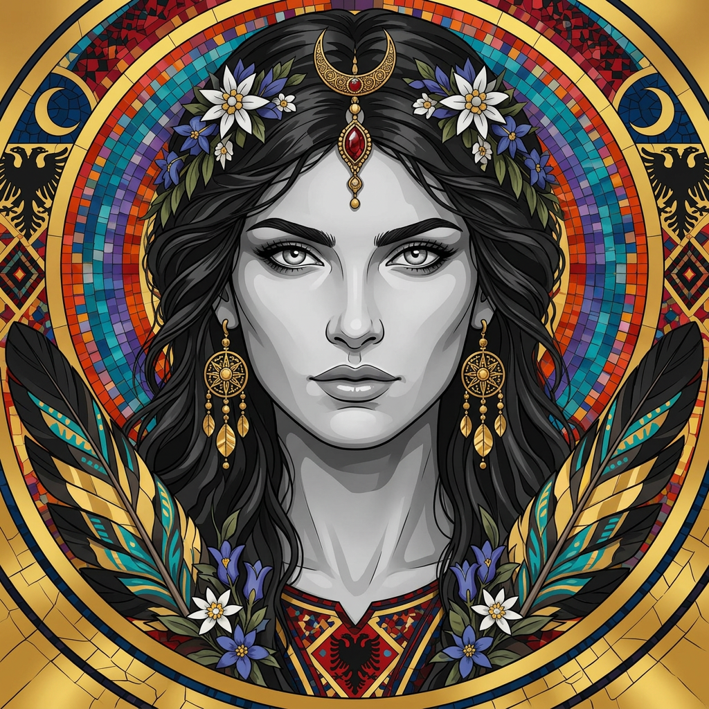Zana, Albanian Folklore